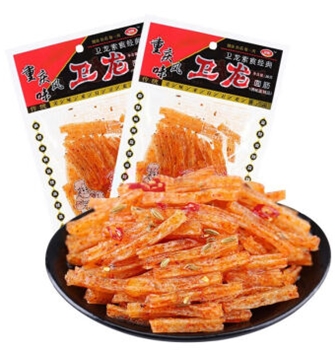 卫龙 休闲零食 辣条 小面筋 办公室休闲食品 22g*20包(新老包装随机发货)